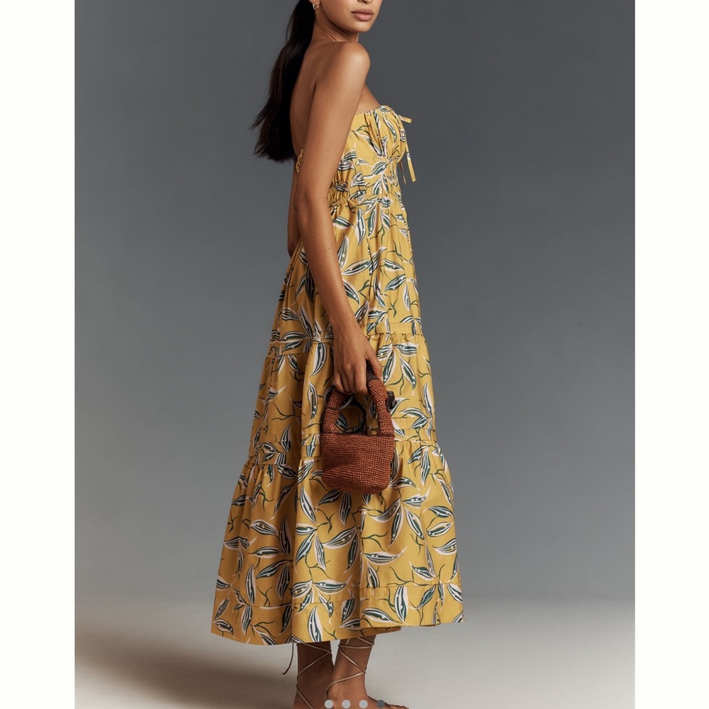 Anthropologie Somerset Strapless maxi Dress NWT Small
